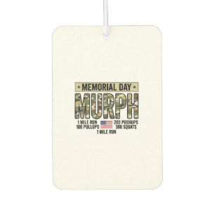 Gedenktag Murph Workout Vintage Vector Shirt_1 Autolufterfrischer