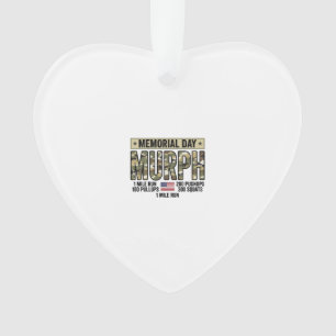 Gedenktag Murph Workout Vintage Vector Shirt_1 Ornament