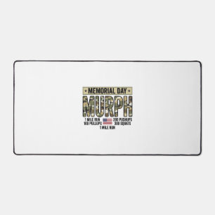 Gedenktag Murph Workout Vintage Vector Shirt_1 Schreibtischunterlage