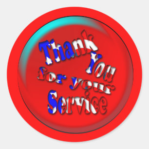 Gedenktag Runder Aufkleber