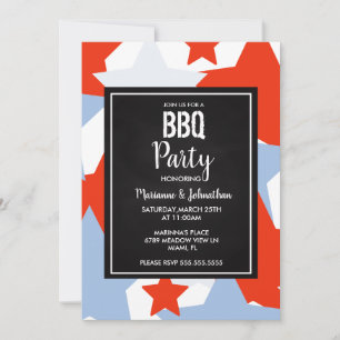 Gedenktag Sterne Kochen Party Grill Einladung