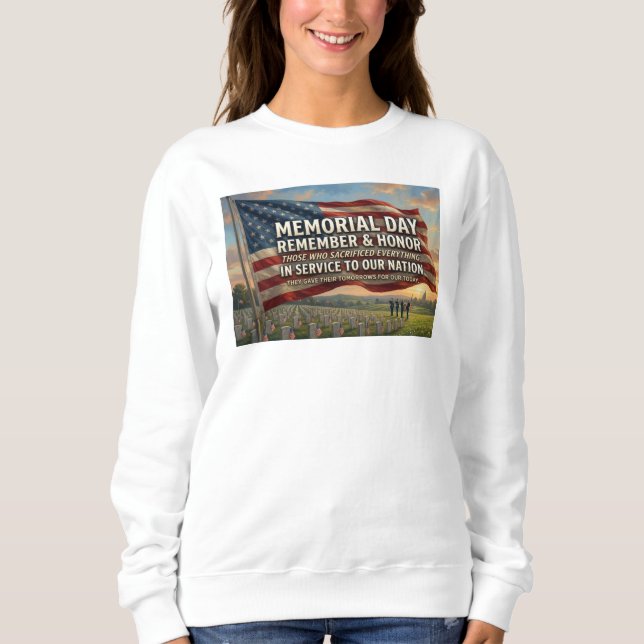 Gedenktag Sweatshirt (Vorderseite)