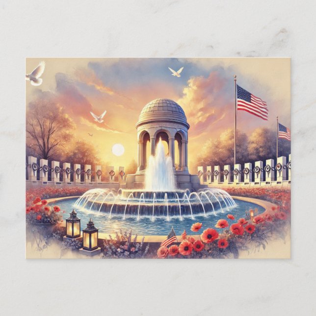 Gedenktag, USA Postkarte (Vorderseite)