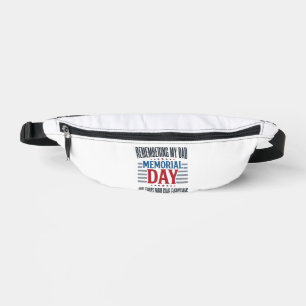 Gedenktag Vater Tribut Patrioten Bauchtasche