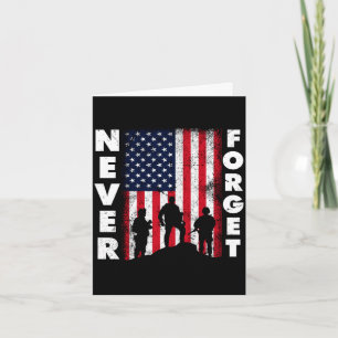 Gedenktag Veteranentag patriotische Bekleidung USA Karte