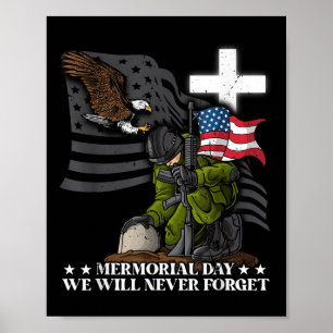 Gedenktag wird uns Veteranen niemals vergessen Poster