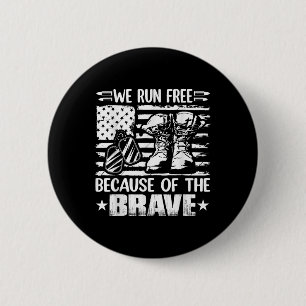 Gedenktagsgestaltung für US-Soldaten und -Frauen Button