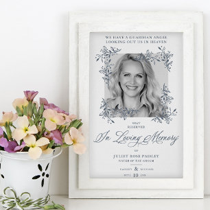 Gedenktisch Hochzeitsfoto Andenken Liebe Anverwand Poster