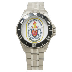 Gedenkuhr USSs Yorktown CG-48 Armbanduhr