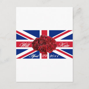 Gedenkveranstaltung für Will und Kate 2011 Limited Postkarte
