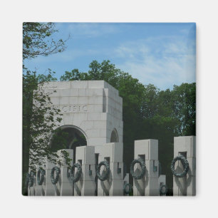 Gedenkwüste des Zweiten Weltkriegs in Washington  Magnet