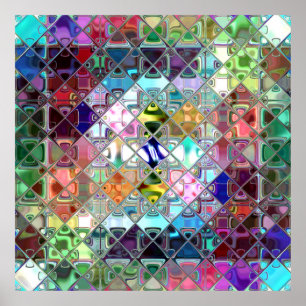 Gedicht 40x40" extra groß und größer poster