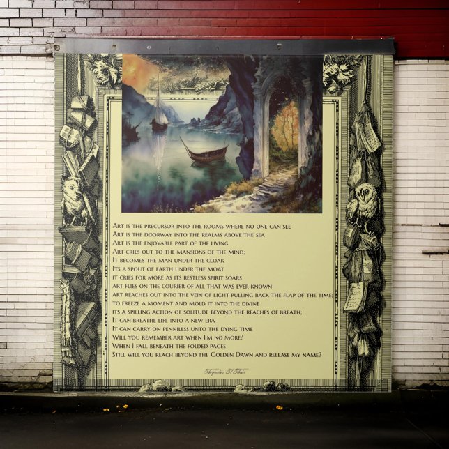 Gedicht der Kunstmalerei auf dem Wasser Fliese (Von Creator hochgeladen)