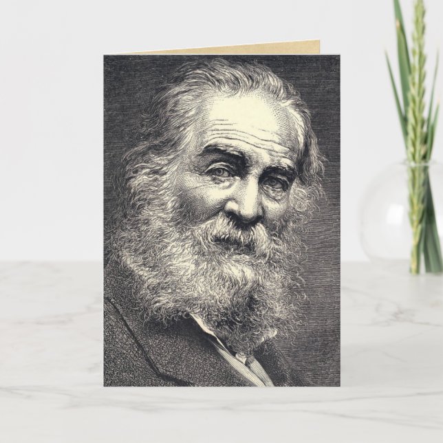 "Gedicht der neuen Freuden" Gratulation Zitat Karte (Vorderseite)