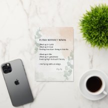 Gedicht Fliegen Ohne Flügel Geschriebene Worte