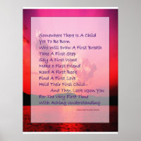 Gedicht für neue Eltern Poster