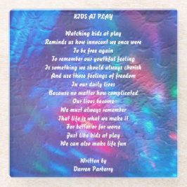 Gedicht "Kinder im Spiel" - Untersetzer