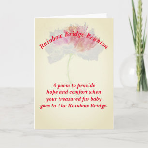 Gedicht: Komfort für Heimtierverlust; FLST, geklap Karte