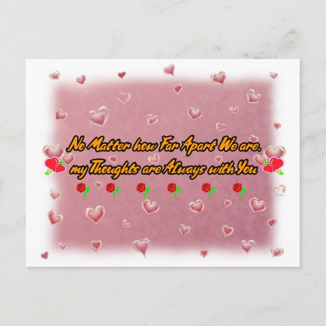 Gedicht Postkarte (Vorderseite)