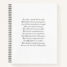 Gedicht, Texte, Zitat Notizbuch