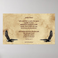 Gedicht "Tierrechte" und Bald Eagles Literaturpost