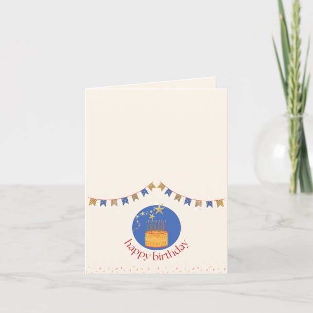 Gedicht von Mutter zum Geburtstag Karte (Vorderseite)