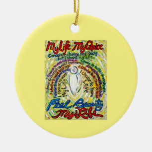 Gedicht "Weißer Engel" Kunst nach Maß Keramik Ornament