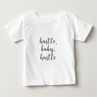 Gedränge, Baby, drängen sich Kursivskript Baby T-shirt
