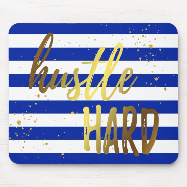 Gedränge-harter Goldfolien-Effekt Mousepad (Vorne)