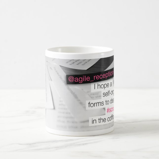 Gedränge in der Kaffee-Maschine Kaffeetasse (Mittel)