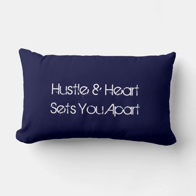 Gedränge-u. Herz-Sport-Kissen Lendenkissen (Vorderseite)