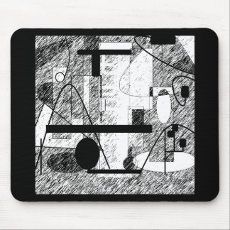 Gedrängter Raum Mousepad