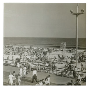 Gedrängter Strand Fliese