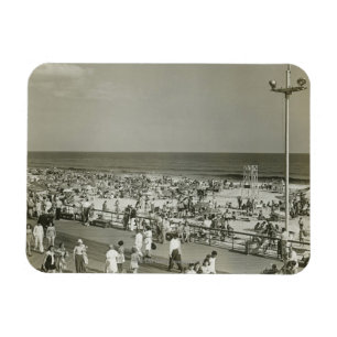 Gedrängter Strand Magnet