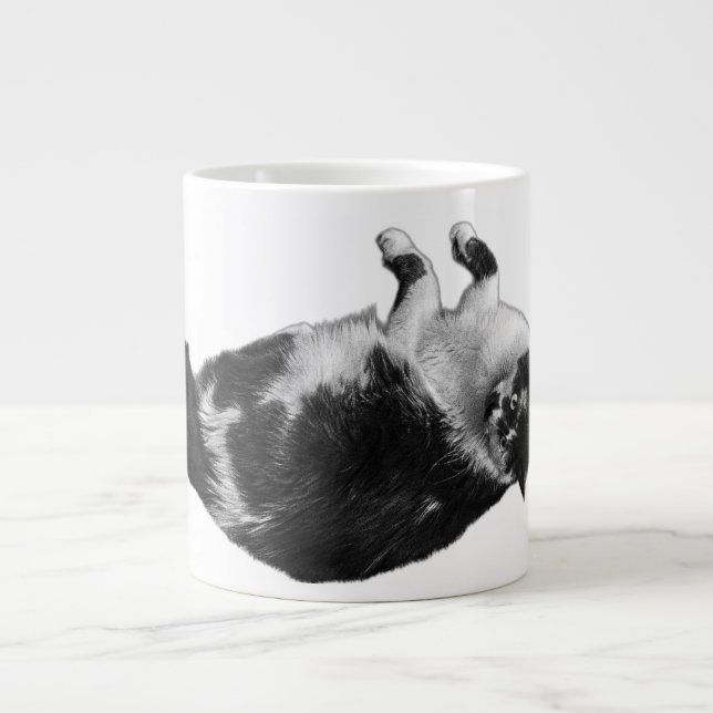 Gedreht Feline Morning Tasse (Vorderseite)