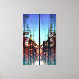 Gedreht Lichter Zeitgenössische Kunstfotografie Leinwanddruck