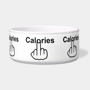 Gedreht Pet Bowl Calories Napf