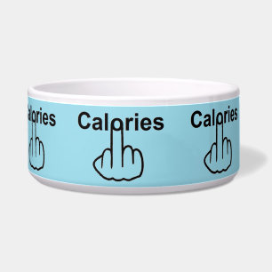 Gedreht Pet Bowl Calories Napf