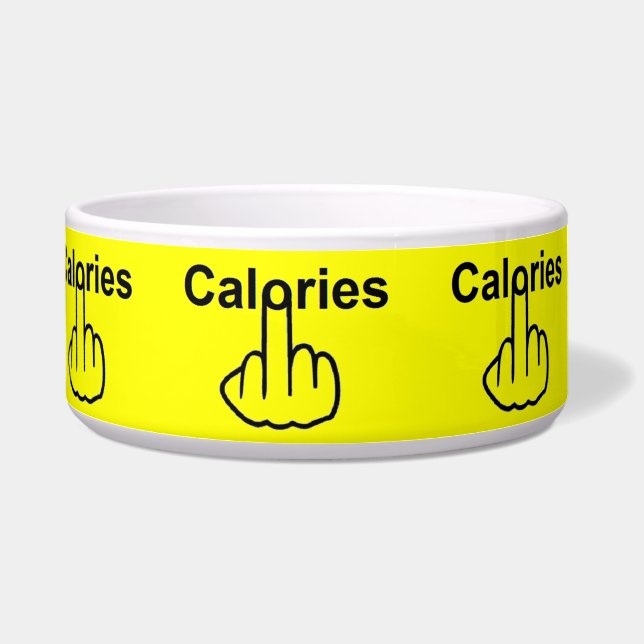 Gedreht Pet Bowl Calories Napf (Links)