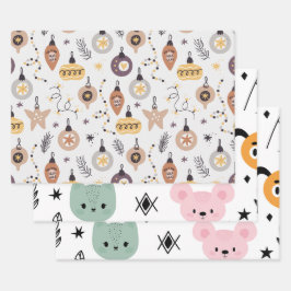 Gedruckt Geschenkpapier Set