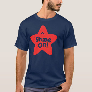 Gedruckt mit motivierendem Zitat Sine On lustig T-Shirt