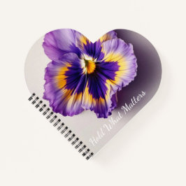 Gedruckte Blumen-Erinnerung | Sentimentale botanis Notizbuch