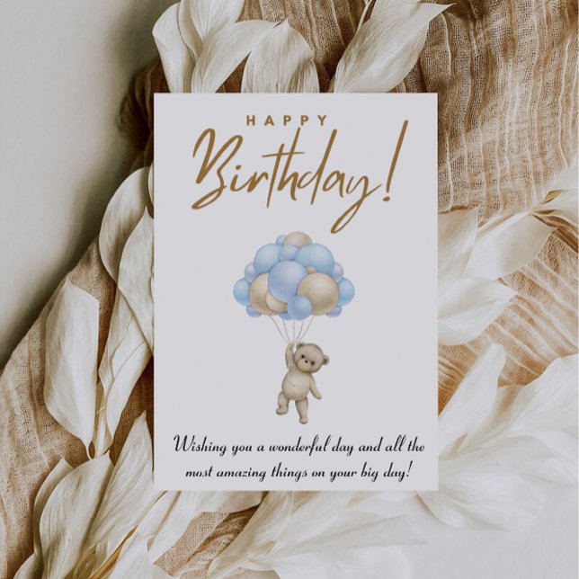 Gedruckte Geburtskarte Einladung (Printable Birthday Card)