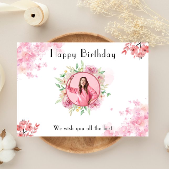 Gedruckte Geburtskarte Karte (Printable Birthday Card)