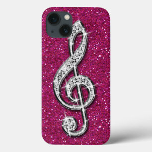 Gedruckte Glitzernde Funkelnde Diamant Noten Case-Mate iPhone Hülle