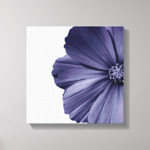 Gedruckte Leinwand, Blaue Blume Leinwanddruck