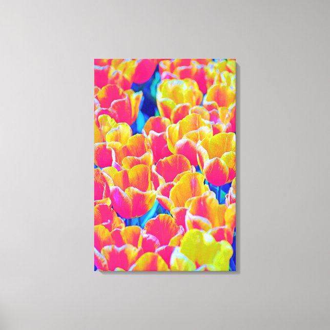 Gedruckte Leinwand Tulpen  (Vorderseite)