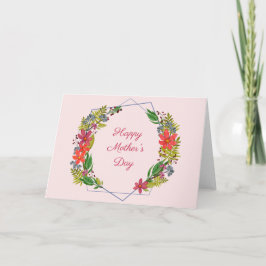 Gedruckte Muttertagskarte Karte