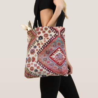 Gedruckte Vintage-Türkische Teppichtasche