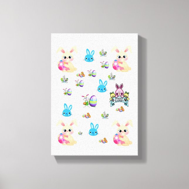 Gedruckter Canvas-Ostertag Leinwanddruck (Vorderseite)
